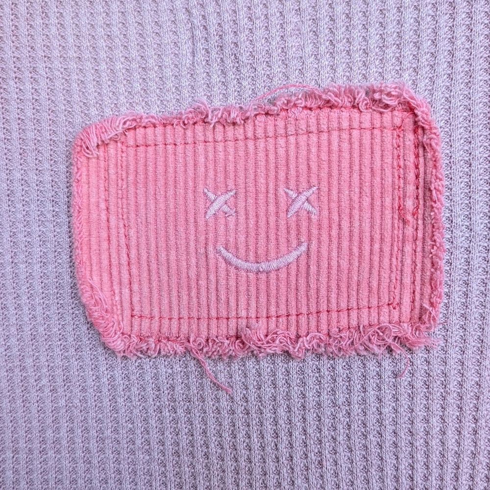 Pol Corduroy Shacket Women Small Oversized Cable Knit Sleeve Boho Music Festival - Picture 6 of 9